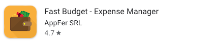 Fast Budget - Expense Manager